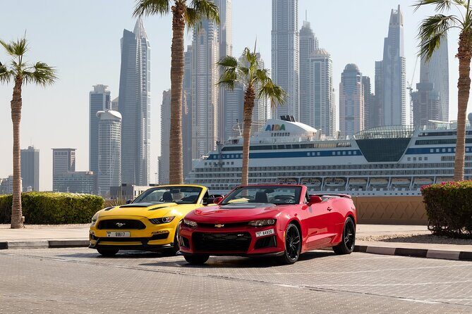 Dubai Cabrio Tour: Guided Tour of Top Sights in a Convertible Car - Burj Khalifa and the Dubai Fountain Evening Option