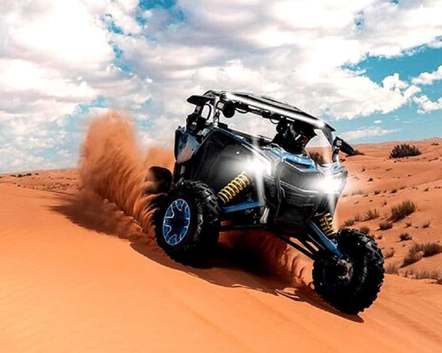 Dubai: Can-Am 1000 CC - From Hotel Pickup to Safety Gear: Your Day Starts Before the Dunes