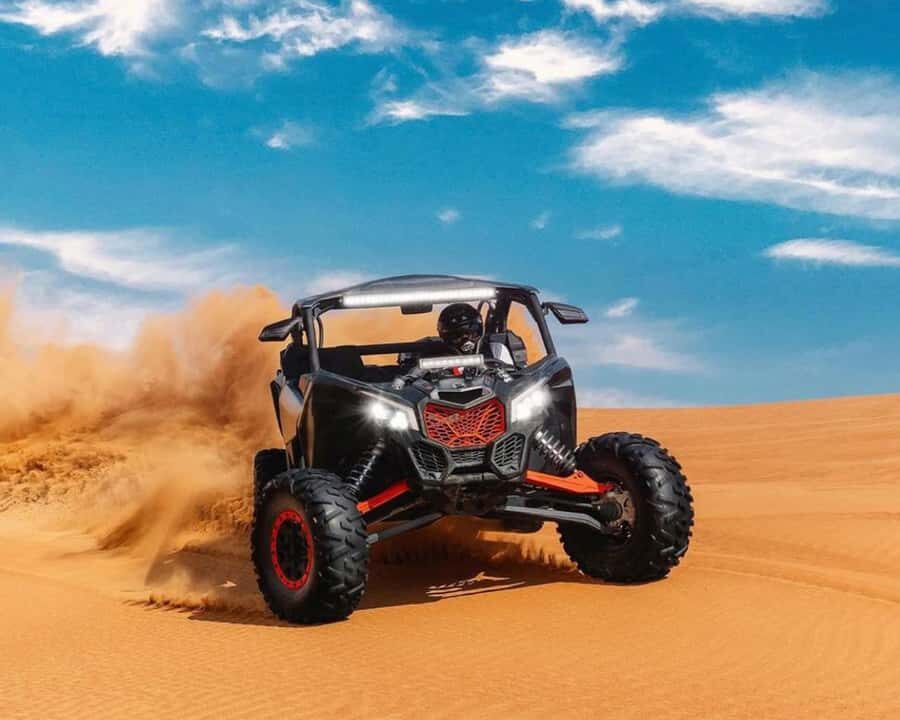 Dubai: Can-Am 1000 CC - Sandboarding Break: A Different Kind of Adrenaline