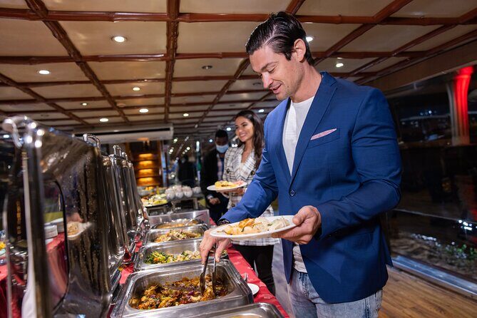 Dubai Canal Dinner Cruise with La Perle Show Tickets Combo - Canal highlights you’ll actually care about: Al Jaddaf, Dubai Water Canal, and the Sheikh Zayed Bridge waterfall