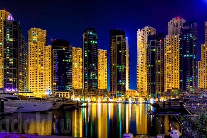 Dubai City Tour By Night With Burj Khalifa Ticket - Souk Madinat Jumeirah: the night bazaar stop for shopping and snacks