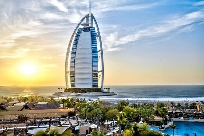 Dubai City Tour including Doorstep Pickup and Drop Off - Burj al Arab and Jumeirah Public Beach: Luxury Meets Sea Air