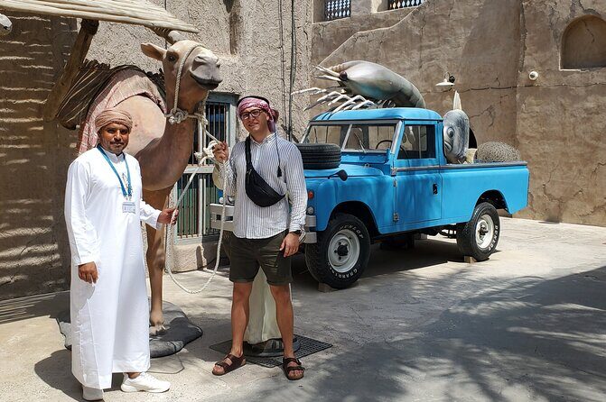 Dubai City Tour of Souks, Boat, Blue Mosque, Frame & Burj Khalifa - Blue Mosque area + Burj Al Arab: faith, style, and sail-shaped photos