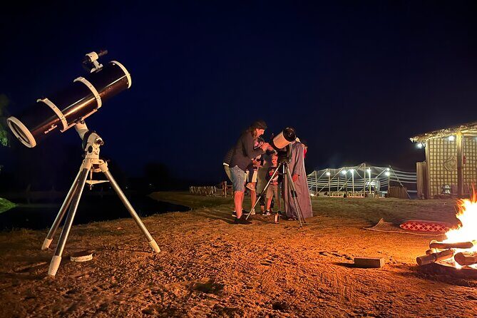 Dubai City Tour with Al Marmoom Desert Dinner and Show - Bedouin dinner, luqaimat, and stargazing under the lights