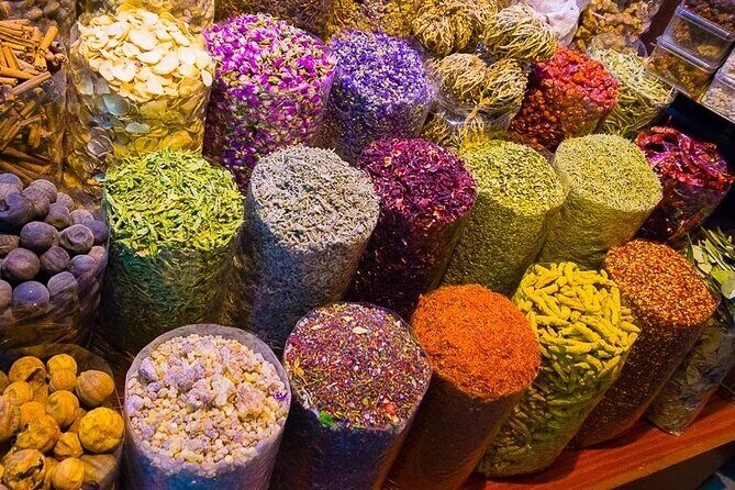 Dubai City Tour with Gold Souq, Old Dubai, Jumeirah Beach - Spice Souk next door: the short stop that changes the whole mood