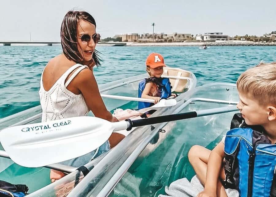 Dubai: Clear Kayaking Experience with Burj Khalifa View - Bring the right gear: clothes, shoes, and the double-seat rule