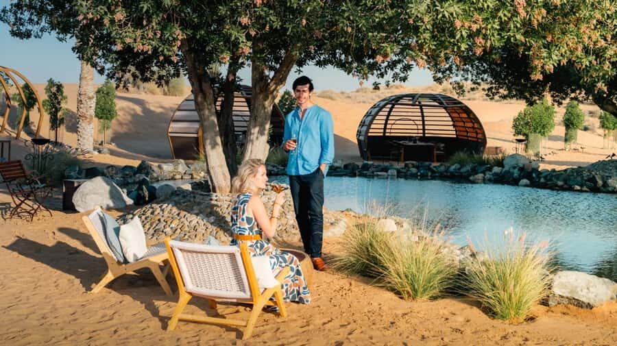 Dubai: Conservation Drive & Platinum Breakfast - Oasis time, camel ride, and bird spotting tips that actually help