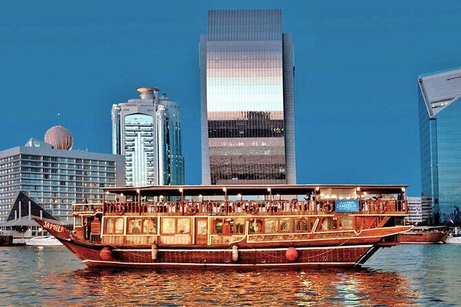 Dubai Creek Cruise Dinner with Transfer - Pickup, Decks, and Getting Seated on the Dhow