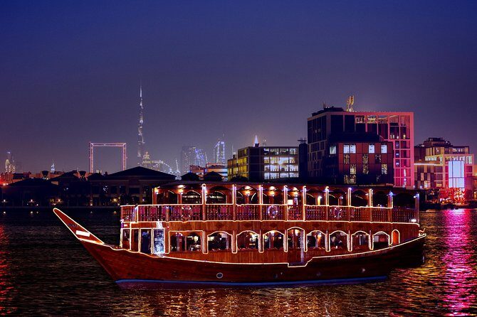 Dubai Creek Dhow cruise Dinner with transfers - Key things to know before you go
