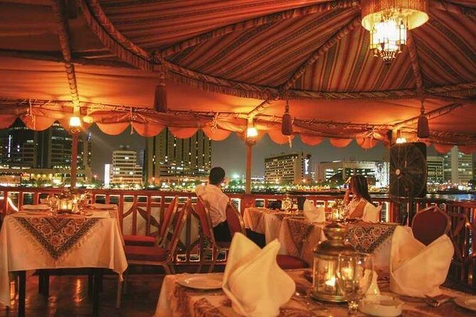 Dubai Creek Dhow Cruise Dinner - Live entertainment on board: fun energy, sometimes loud