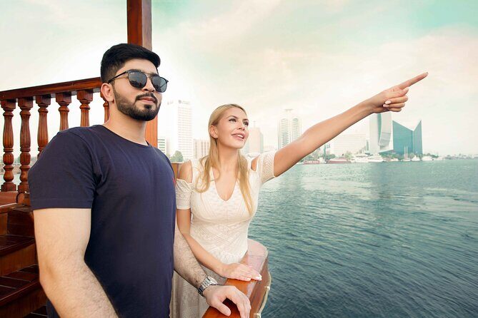Dubai Creek Dhow Sightseeing Cruise - The 1-hour route: Rolex, Infinity Bridge, Heritage Village, and the creek