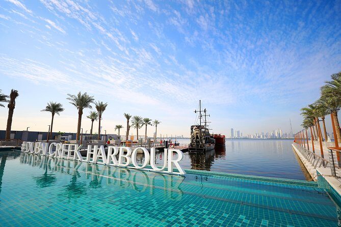 Dubai Creek Harbour Pirate Ship Sightseeing Dhow Cruise - Mohammed Bin Rashid Library: An Open-Book Landmark from the Water