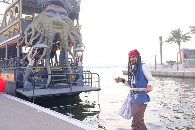 Dubai Creek Harbour Pirate Ship Sightseeing Dhow Cruise - Burj Khalifa Views from the Water: Distant, Different, and Worth It