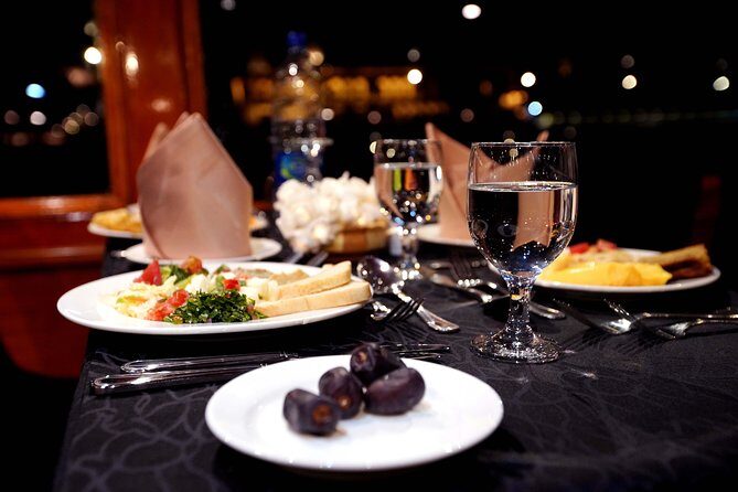 Dubai Creek Luxury Dhow Dinner Cruise with Optional Transfer - The dinner buffet: what’s included and what to watch for