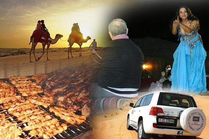 Dubai Desert BBQ Dinner, Camel Ride, Sandboarding and Live Shows - Quick hits before you book