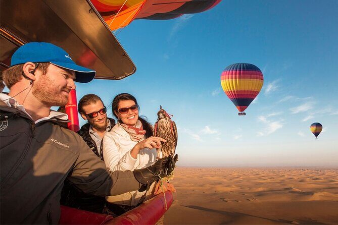 Dubai Desert By Hot Air Balloon With Falcon Show and Camel - Key things to know before you go