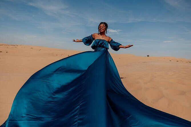 Dubai Desert Flying Dress Photoshoot - Key things I’d pay attention to