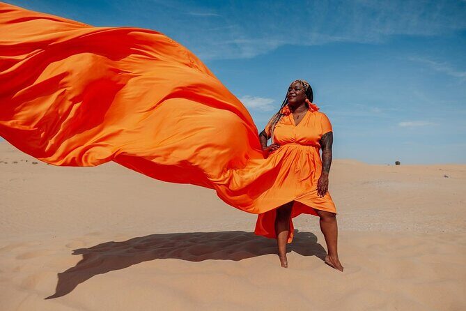 Dubai Desert Flying Dress Photoshoot - Getting the best results: quality, consistency, and how to protect your expectation