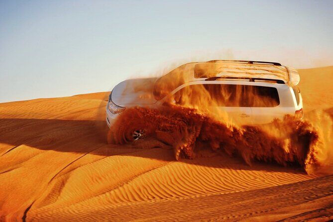 Dubai Desert Safari 4x4 Dune Bashing, Entertainment & BBQ - From Hotel Pickup to Desert Drive: The Timing Game