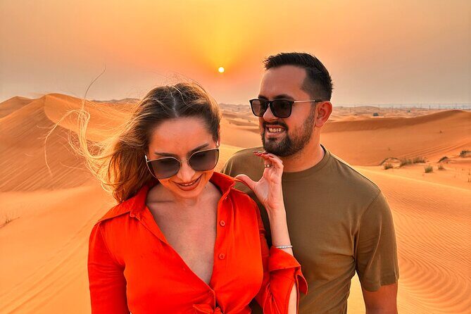 Dubai Desert Safari (ADVANCE) - Live entertainment: Tanura, Ladies Khaliji, and the fire show moment