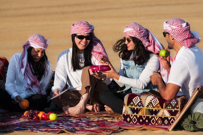 Dubai | Desert Safari & Arabian Keshta Picnic - From Inland Sea to Dunes: the day’s two-tone rhythm