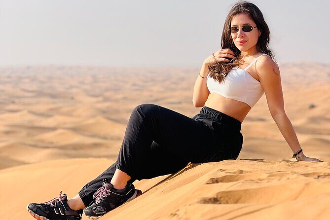 Dubai Desert Safari, BBQ, Live Shows, Camel, Sandboard (7-Hours) - Sandboarding and Sunset Photos: The Part You’ll Be Glad You Did