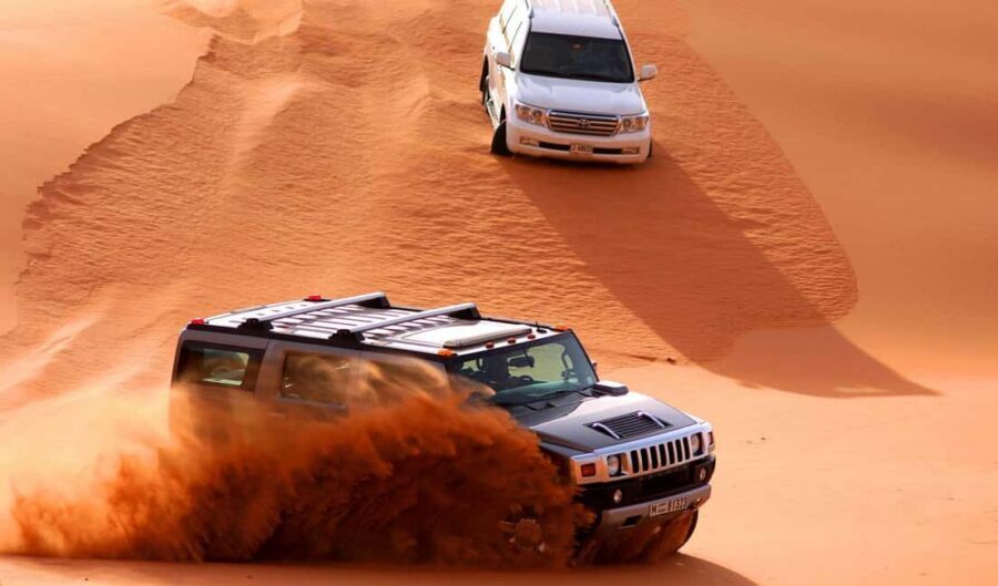 Dubai: Desert Safari, Camel, Quad Ride & Mesmerizing Shows - Shared 6-person vehicles: comfort, communication, and timing