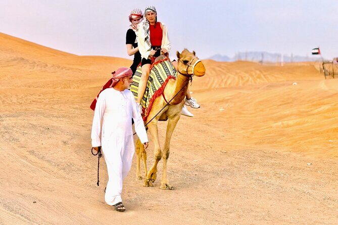 Dubai Desert Safari Camel Ride Sunset Photography and BBQ Dinner - Dinner First-Rate for the Price: The 5-Course BBQ and Drinks