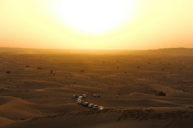 Dubai Desert Safari Dune Bashing, Camel Ride, Sandboarding & BBQ - Pickup, Timing, and the Easy Start From Dubai