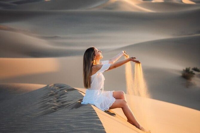 Dubai Desert Safari- Experience The Thrill in The Desert - Al Awir desert camp: Arabic coffee, legemat, henna, and costume photos
