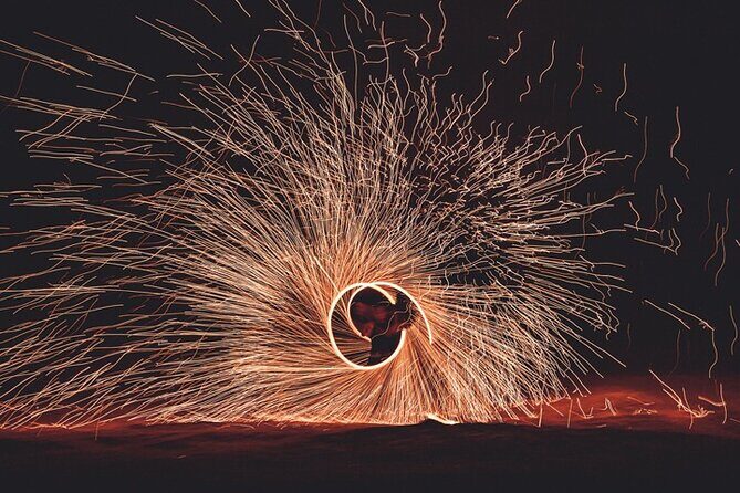 Dubai Desert Safari Experience with Dinner Dune Bash Sand Surfing - Dinner under the night sky: what you get, and why it’s good value