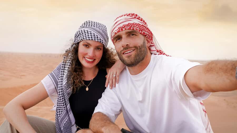 Dubai Desert Safari - Premium BBQ Dinner, Camel Ride & Shows - Camel Ride and Sandboarding: Short Enough to Enjoy, Big Enough to Remember