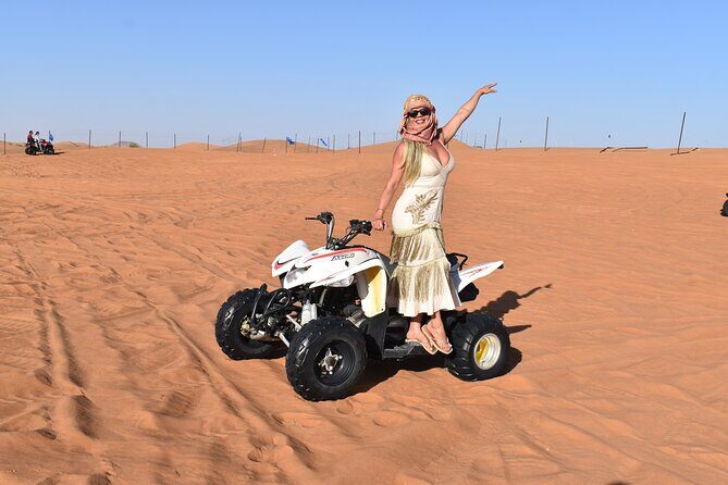 Dubai: Desert Safari, Quad bike and Sand boarding with BBQ Dinner - How This 7-Hour Desert Safari Package Works
