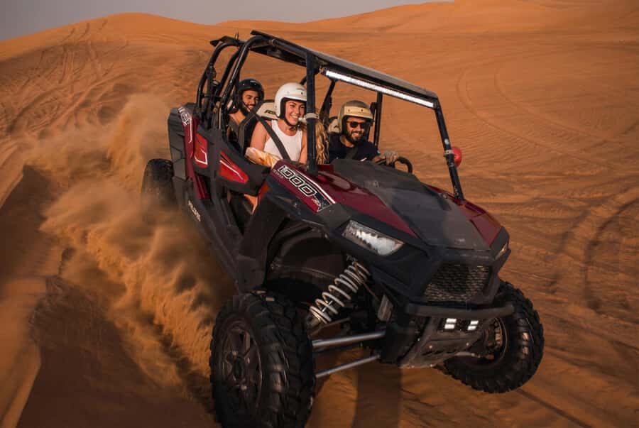 Dubai: Desert Safari, Quad Bike, Sandboarding, Camels & BBQ - Dune Bashing in Lehbab Red Dunes: Fast, Bumpy, and Worth It