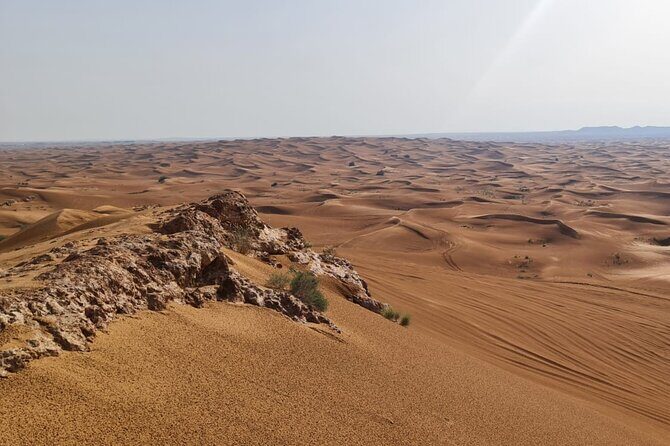 Dubai Desert Safari Sand board Camel Ride & Quad Bike - Red Dunes desert time: where the photos and the adrenaline come from