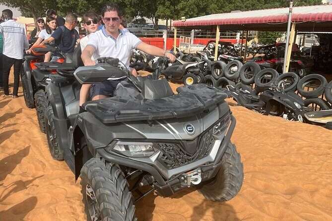 Dubai Desert Safari Sharing with Quad, Shows, Camel and Dinner - Quad Bike Time: The 30-Minute Fenced-Desert Advantage