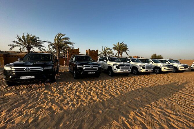 Dubai Desert Safari VIP Package - VIP ride and pickup timing: what 2:30 pm sets up