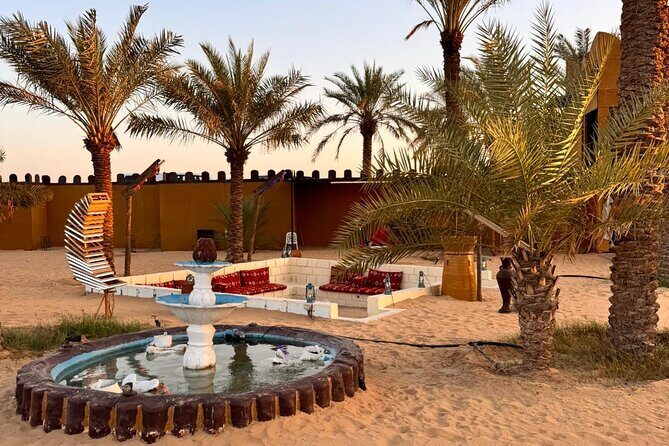 Dubai Desert Safari VIP Package - Off-road thrills: dune bashing, sand boarding, and short camel time