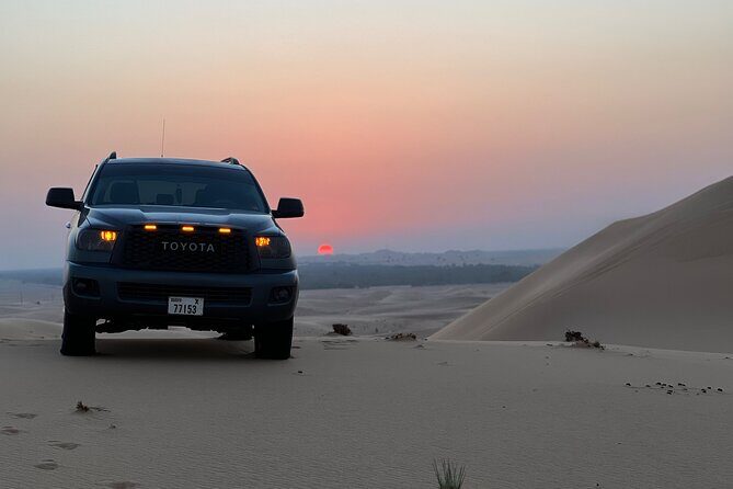 Dubai desert safari with 4x4 Dune Bashing,Camel Ride sand board - The camp entertainment lineup: Zumba, Tanura, belly dance, and fire