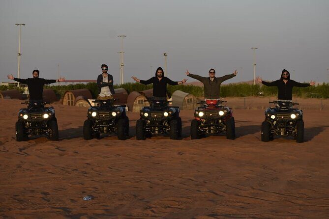 Dubai Desert Safari with ATV(optional)& Sandboarding Experience with BBQ Dinner - Sandboarding and sand skiing: the classic desert skill test