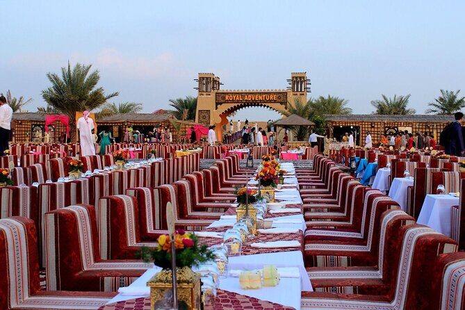 Dubai Desert Safari with BBQ and 4WD Land Cruiser Dune Bashing - Big Night Food: BBQ Buffet, Shawarma, Falafel, and Sheesha