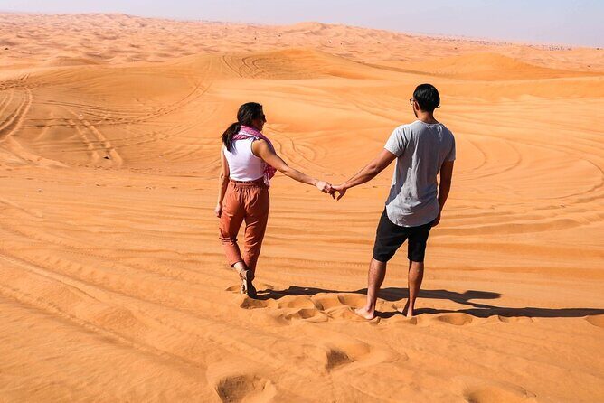 Dubai Desert Safari With BBQ dinner - Live Shows Under Desert Skies: Tanoura, Fire, and Belly Dancing