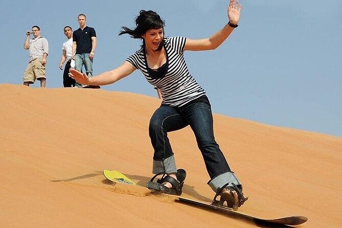 Dubai Desert Safari with BBQ Dinner in red sand - BBQ Buffet Dinner with Shisha, Belly Dance, and Tanoura