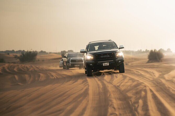 Dubai Desert Safari with Camel Ride, Sand surf, & BBQ Dinner - Sandboarding Stop: Your 20 Minutes to Try It