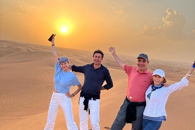 Dubai Desert Safari with Camel Ride, Sand surf, & BBQ Dinner - Meeting Point Setup: Washrooms, a Quick Gather, and Optional Quad/4x4 Extras