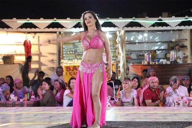 Dubai Desert Safari with Dance show, Sand Boarding, Camel & BBQ - Pickup, Mobile Tickets, and the Group Flow
