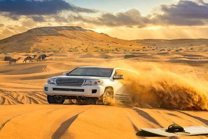 Dubai Desert Safari with Dune Bashing, Camel rides & BBQ Dinner - A 5–6 hour sunset safari that feels like a whole evening plan