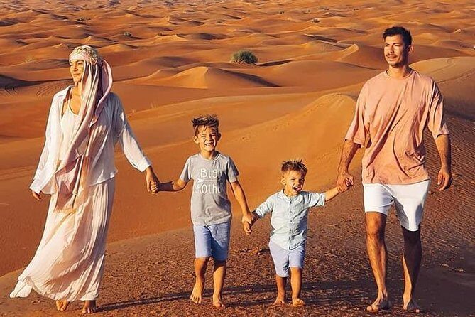 Dubai Desert Safari with Dune Bashing , Dinner Buffet & Entertainments - Live Entertainment: Belly Dance, Tanoura, Halla, and Fire