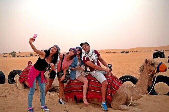 Dubai Desert Safari with Dune Buggy Ride in Desert - The BBQ dinner show: Tanoura, belly dance, and fire blower