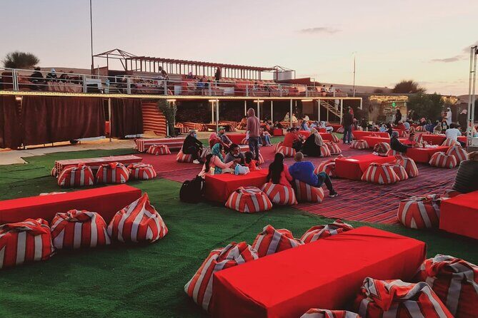 Dubai Desert Safari with Quad Bike, Camel Ride, Dinner and Show - Dinner, sheesha, and henna: culture, but also a practical night out